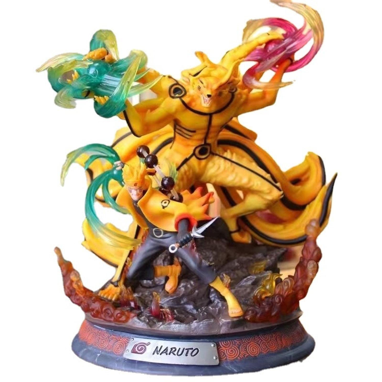 Premium Uzumaki Naruto Anime Action Figure - 36CM PVC Statue Collectible Model for Fans & Gift Giving | Perfect for Home Display, Office Decor, and Anime Conventions