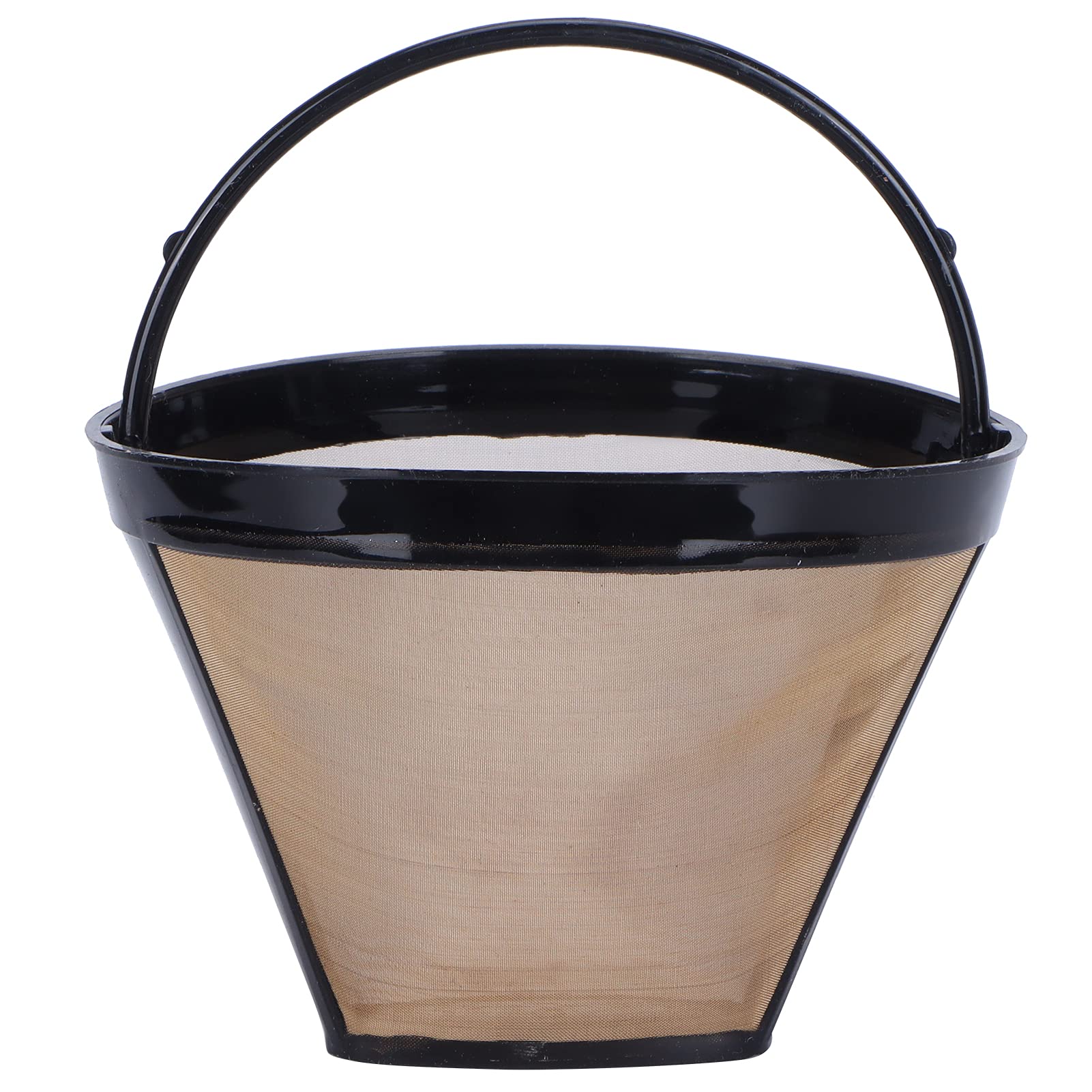 Premium Reusable Gold Stainless Steel Cone Coffee Filter for Drip Coffee Makers - Eco-Friendly & Easy to Clean - Perfect for Home, Office, and Camping Brewing