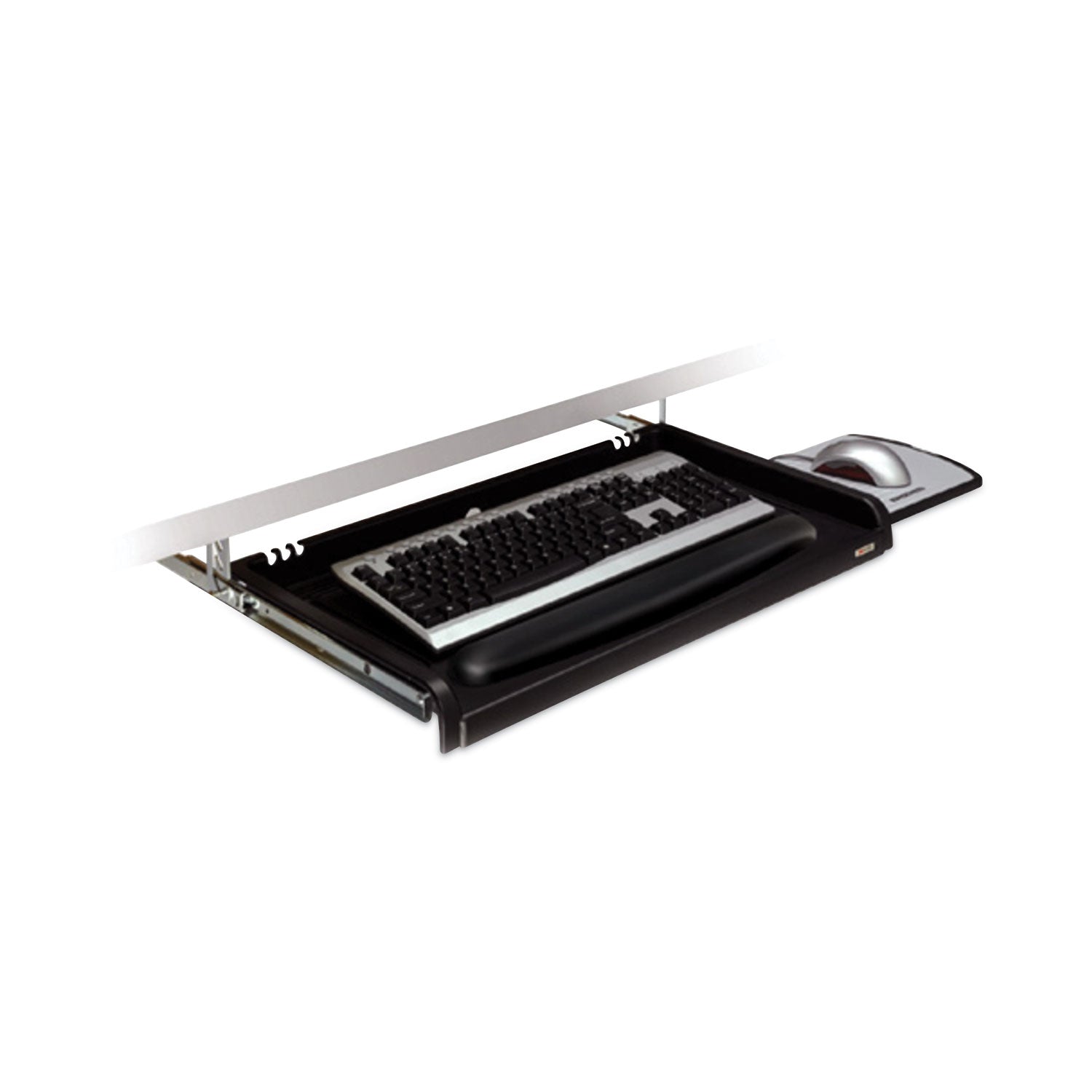 3M™ Under Desk Keyboard Tray - Black, 23