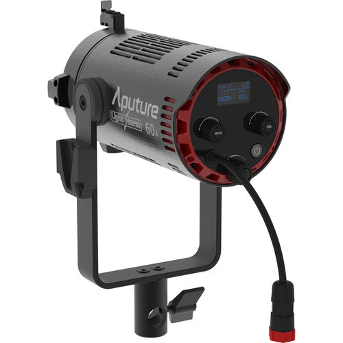 Aputure LS 60d Daylight LED Focusing Flood Light - Professional Studio Lighting for Photography & Videography - Perfect for YouTube, Film Sets, and Live Streaming