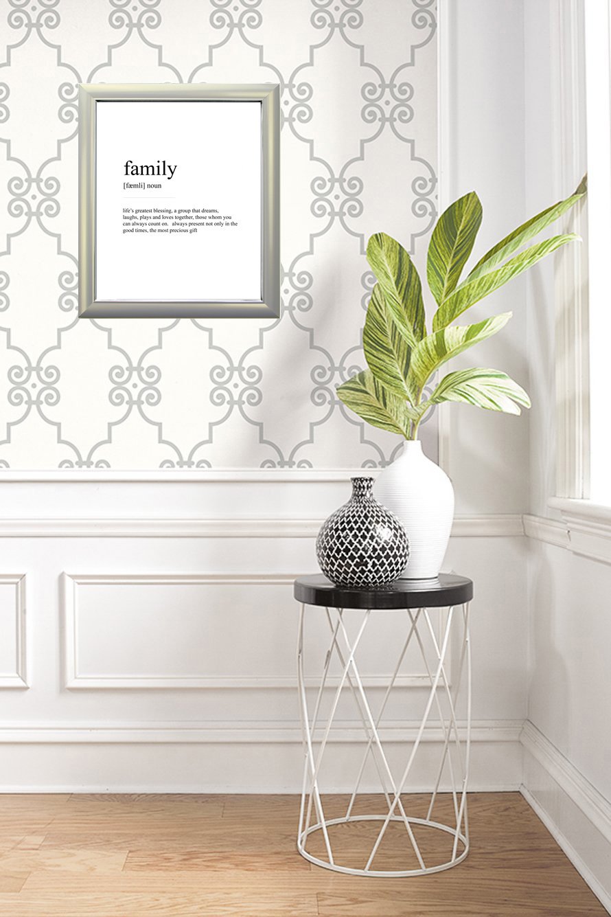 Silver Soda Picture Photo Frame 19.7 x 9 Inches (50 x 23 cm) - Perfect for Wall Decor, Living Room, Bedroom & Office Display