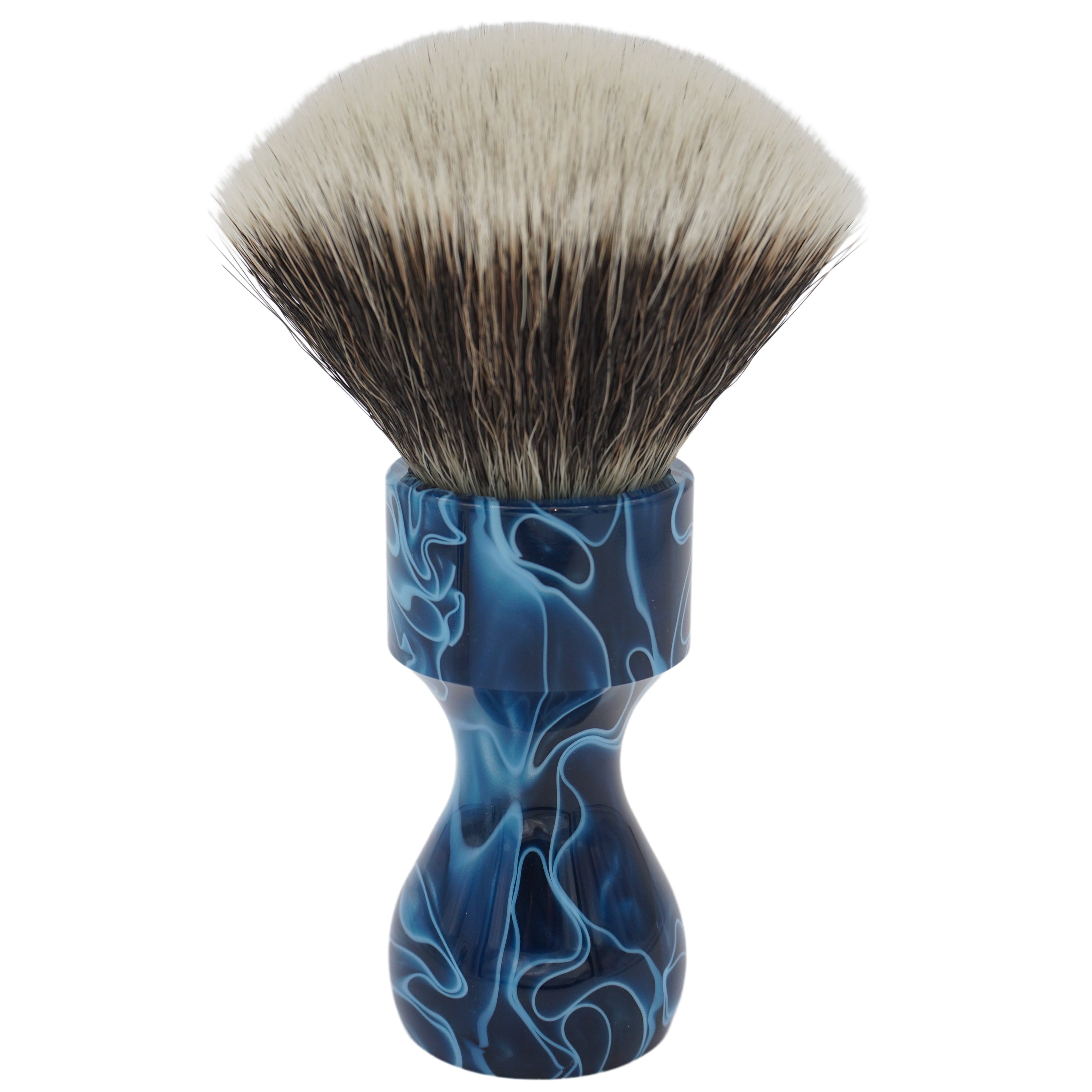 AP Shave Co. 28mm G5C Premium Synthetic Shaving Brush - Blue | Soft & Durable Wet Shaving Brush for Men | Perfect for Lathering Creams & Soaps | Ideal Gift for Grooming Enthusiasts