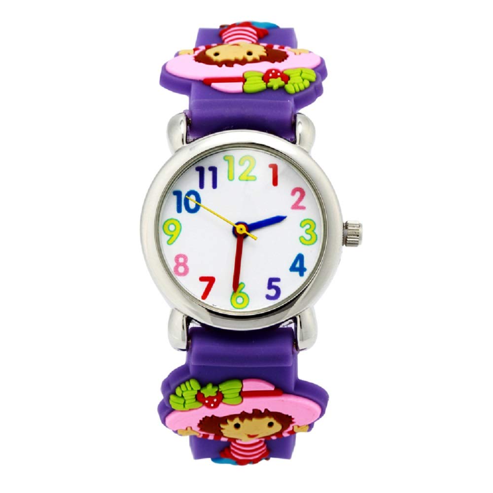 **Waterproof Kids Watch for Boys & Girls Ages 3-10 - Digital Analog Wristwatch with 3D Cute Cartoon Silicone Band - Perfect for School, Playtime & Outdoor Activities**