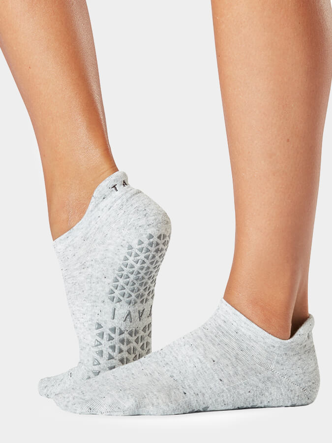 Non-Slip Grip Socks for Women & Men - Tavi Savvy Yoga Socks with Traction - Perfect for Pilates, Barre, Workouts & Home Use