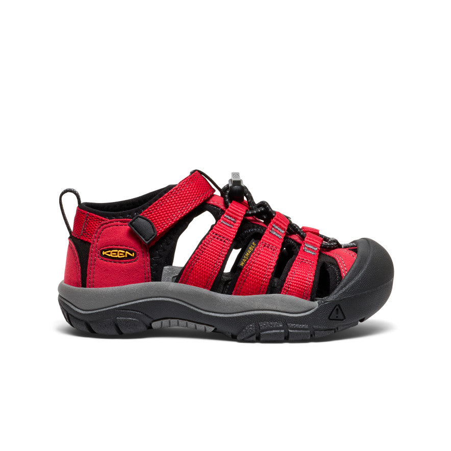 Newport H2 Kids' Sandals - Ribbon Red/Gargoyle Color | Comfortable & Durable for Beach, Pool & Outdoor Play