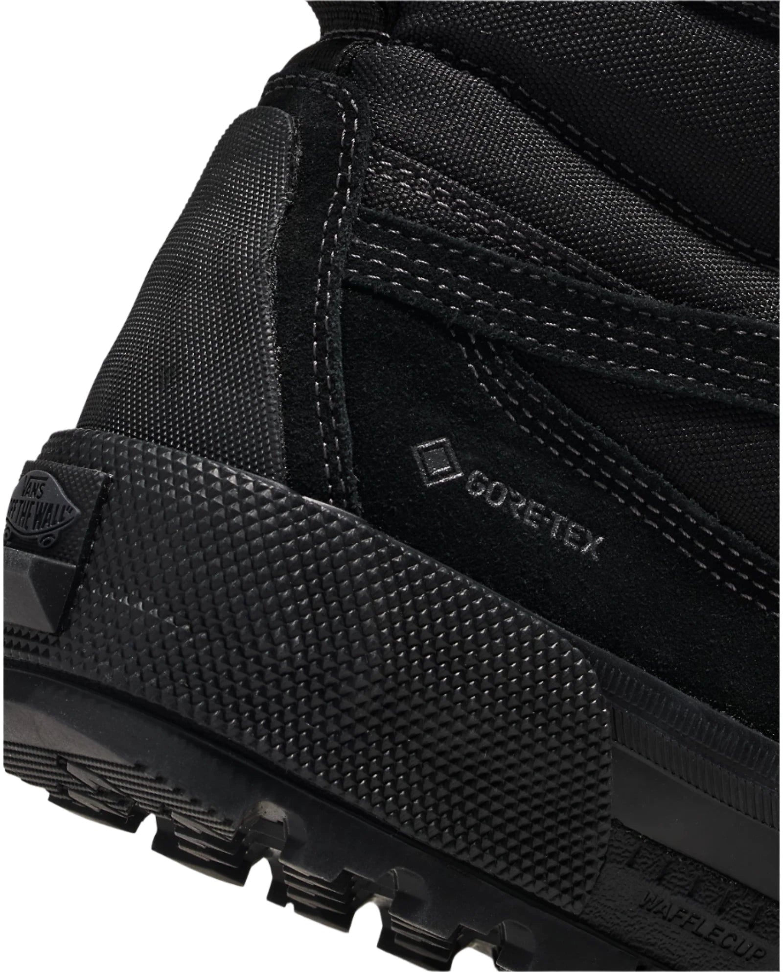 VANS MTE Sk8-Hi GORE-TEX Waterproof Hiking Shoes for Men & Women - Blackout - Durable Outdoor Boots for Hiking, Snow & Winter Adventures