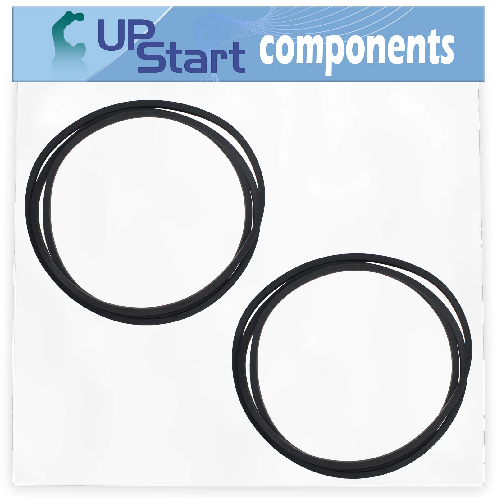 UpStart Components 2-Pack 532405143 Deck Belt Replacement for Ariens 936056 (000101) Hydro Tractor 46