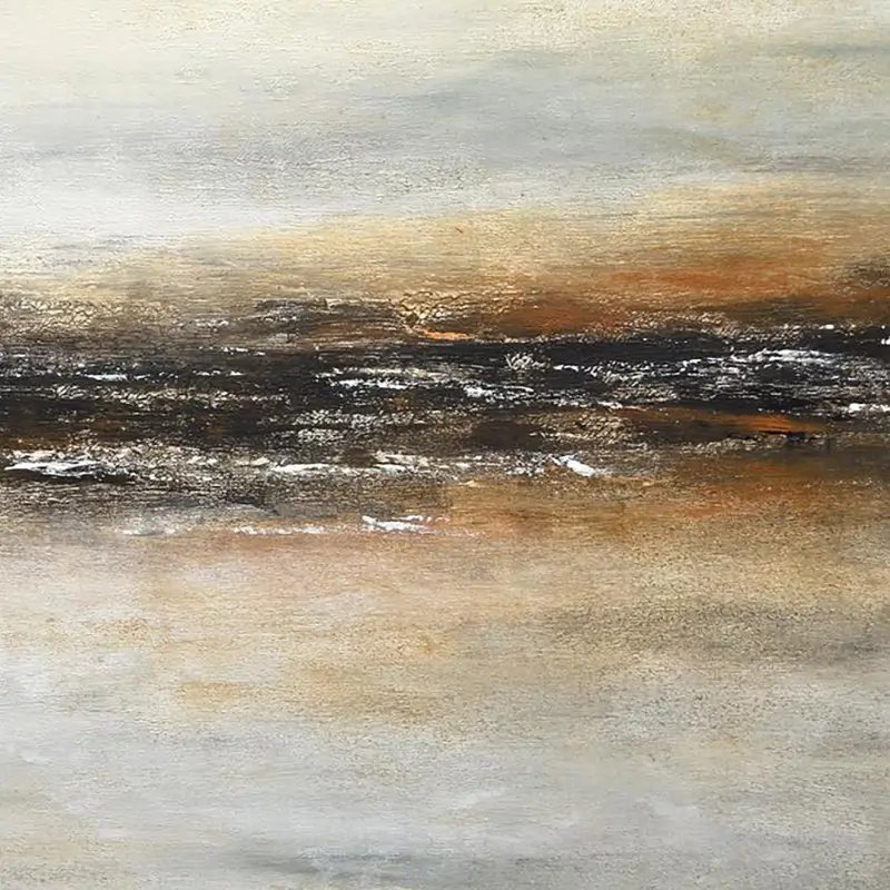 Ocean and Sky Painting #OS 027 - Handmade Canvas Wall Art for Home Decor, Office & Living Room - Beautiful Seascape Landscape Artwork for Coastal & Beach House Style