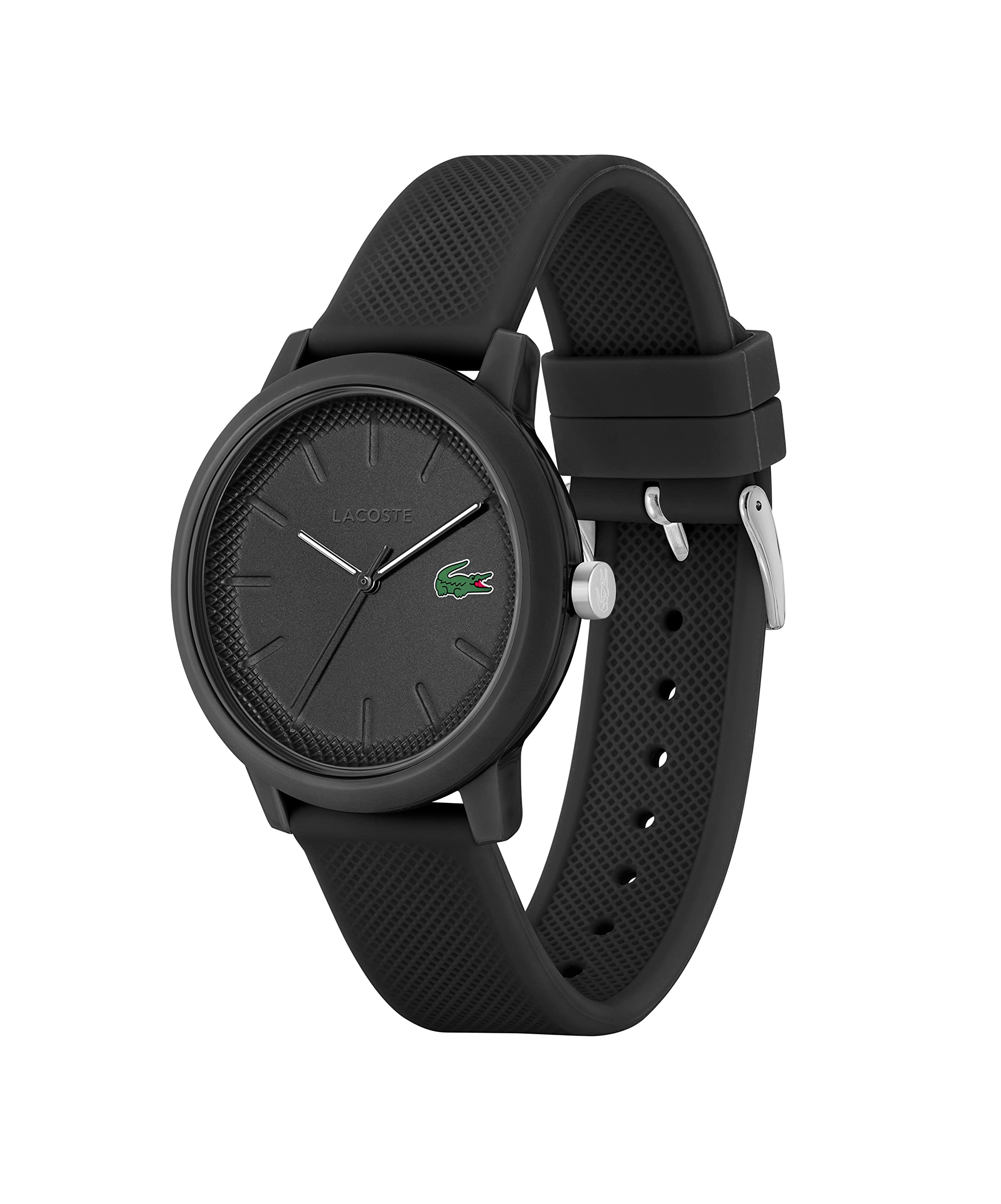 Lacoste Men's 12.12 Chrono Silicone Watch - Waterproof Casual & Sporty Wristwatch for Everyday Wear, Gym & Outdoor Activities