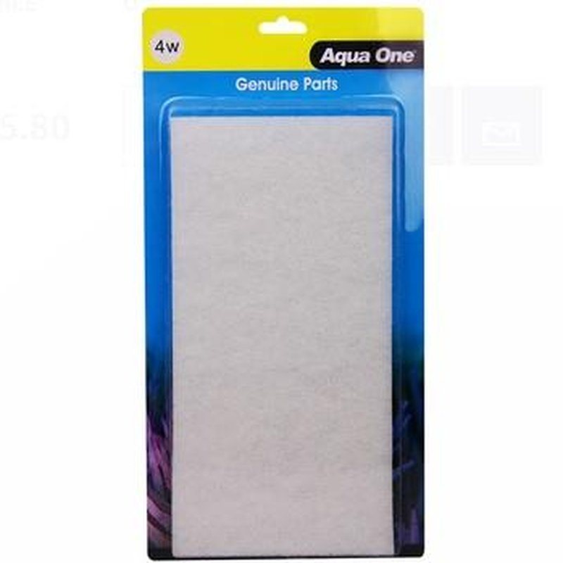 Aqua One Wool 2-Piece Set 4W AquaStyle 850 25004W - Premium Aquarium Filter Media for Crystal Clear Water in Fish Tanks & Aquatic Habitats
