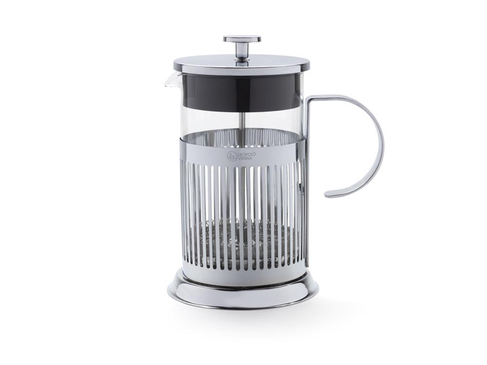 Stainless Steel Coffee Maker - 800ml Chrome Silver Drip Coffee Machine for Home & Office | Perfect for Morning Brew, Office Break, and Camping Trips