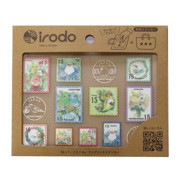 Fabric Sticker Set Stamps - irodo DIY Iron-On Patches for Clothes, Bags & Accessories | Perfect for Customizing T-Shirts, Jeans & Backpacks
