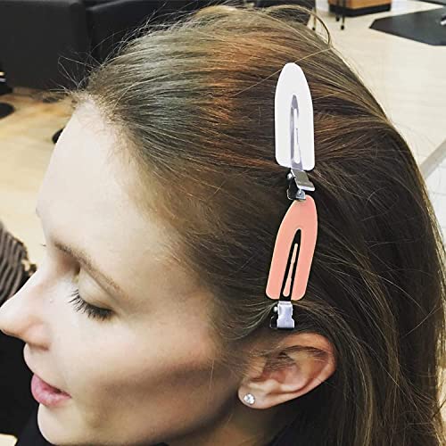10pcs No Bend Hair Clips - Seamless Curl Pin Clips for Styling, Sleeping & Makeup | Crease-Free Bangs Fixing & Washing Face Accessories | Perfect for Salon, Home & Travel Use