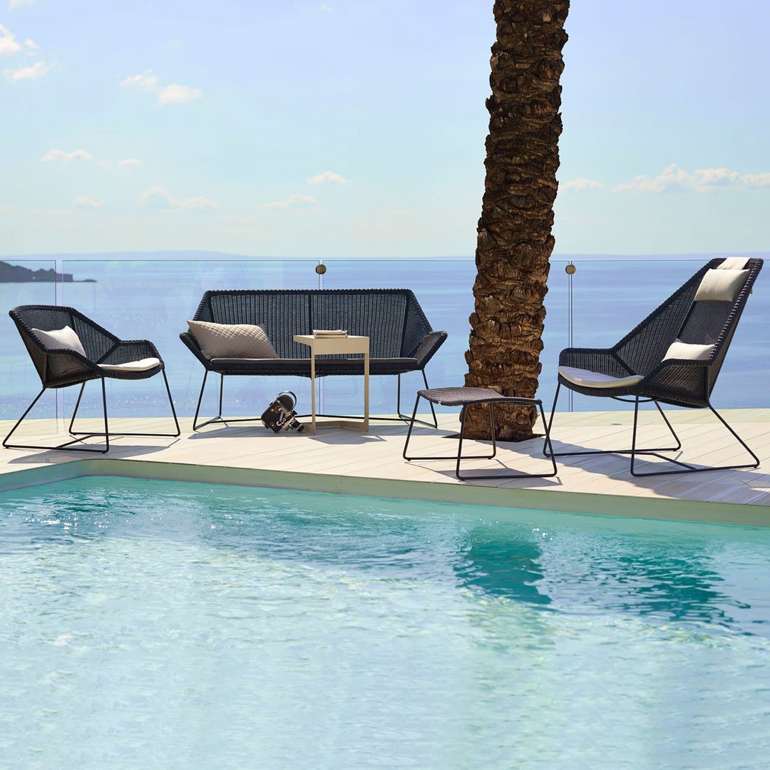Breeze 2-Seater Outdoor Lounge Sofa - Waterproof Patio Furniture for Garden, Poolside & Backyard Relaxation