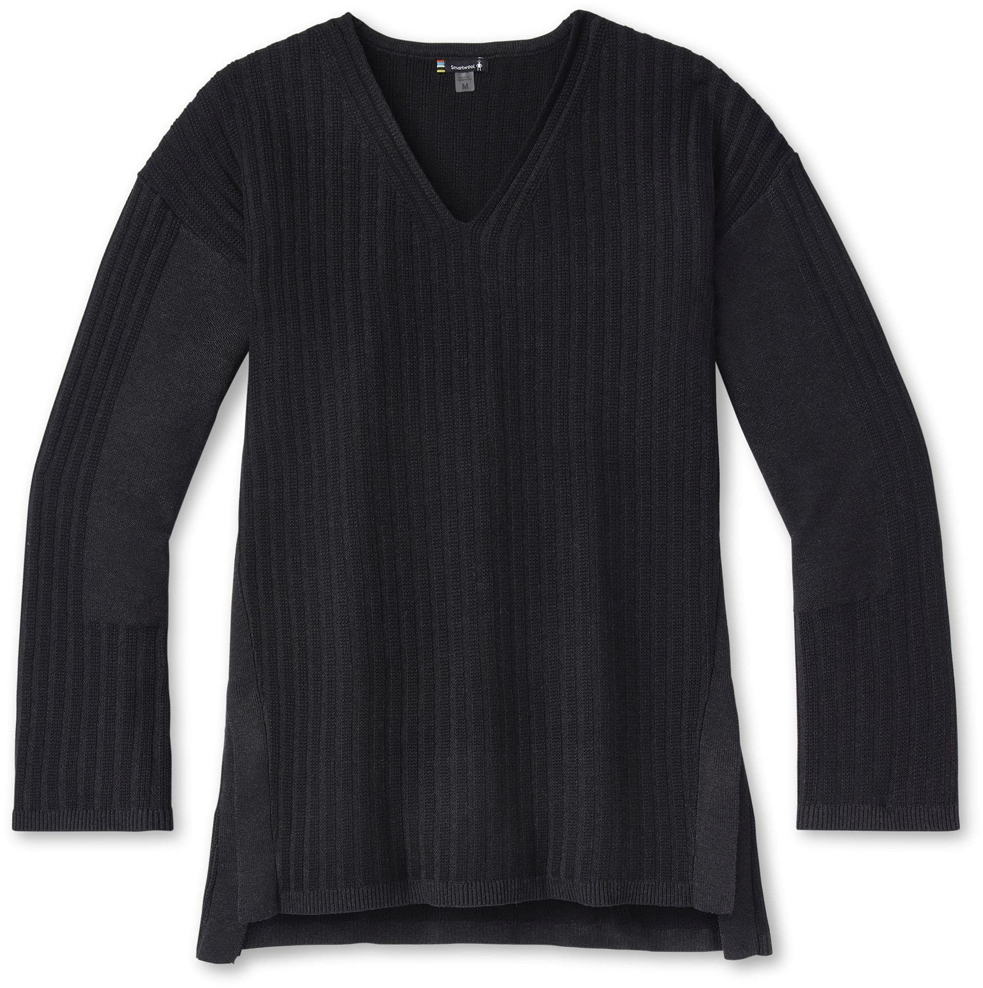 Smartwool Women's Shadow Pine V-Neck Rib Sweater - Merino Wool Thermal Top for Hiking, Skiing & Winter Outdoor Activities
