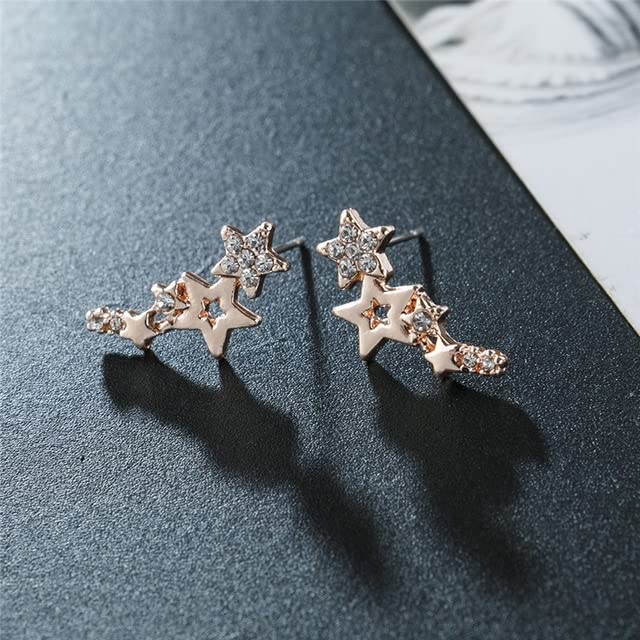 rsTJ-sJAp Round Crystal Wreath Stud Earrings for Women - Elegant Pearl Jewelry Gift Set for Birthday, Anniversary & Special Occasions
