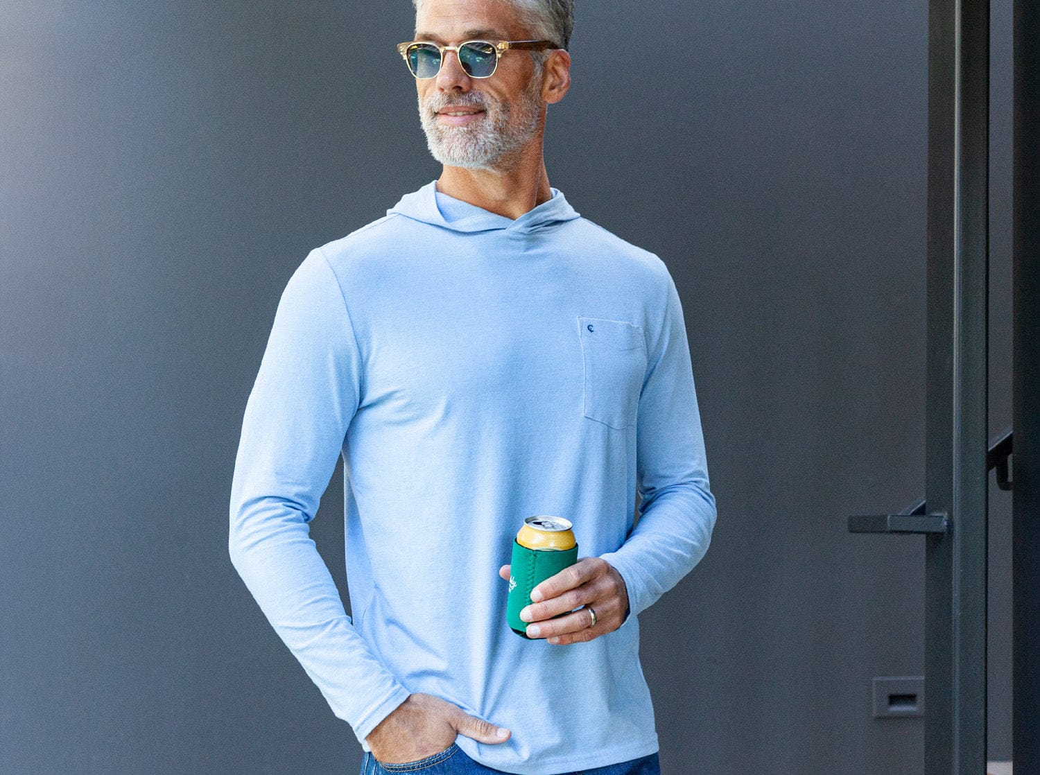 Sunday Hoodie - Light Blue | Soft & Comfortable Pullover for Men & Women | Perfect for Casual Wear, Lounging & Outdoor Activities