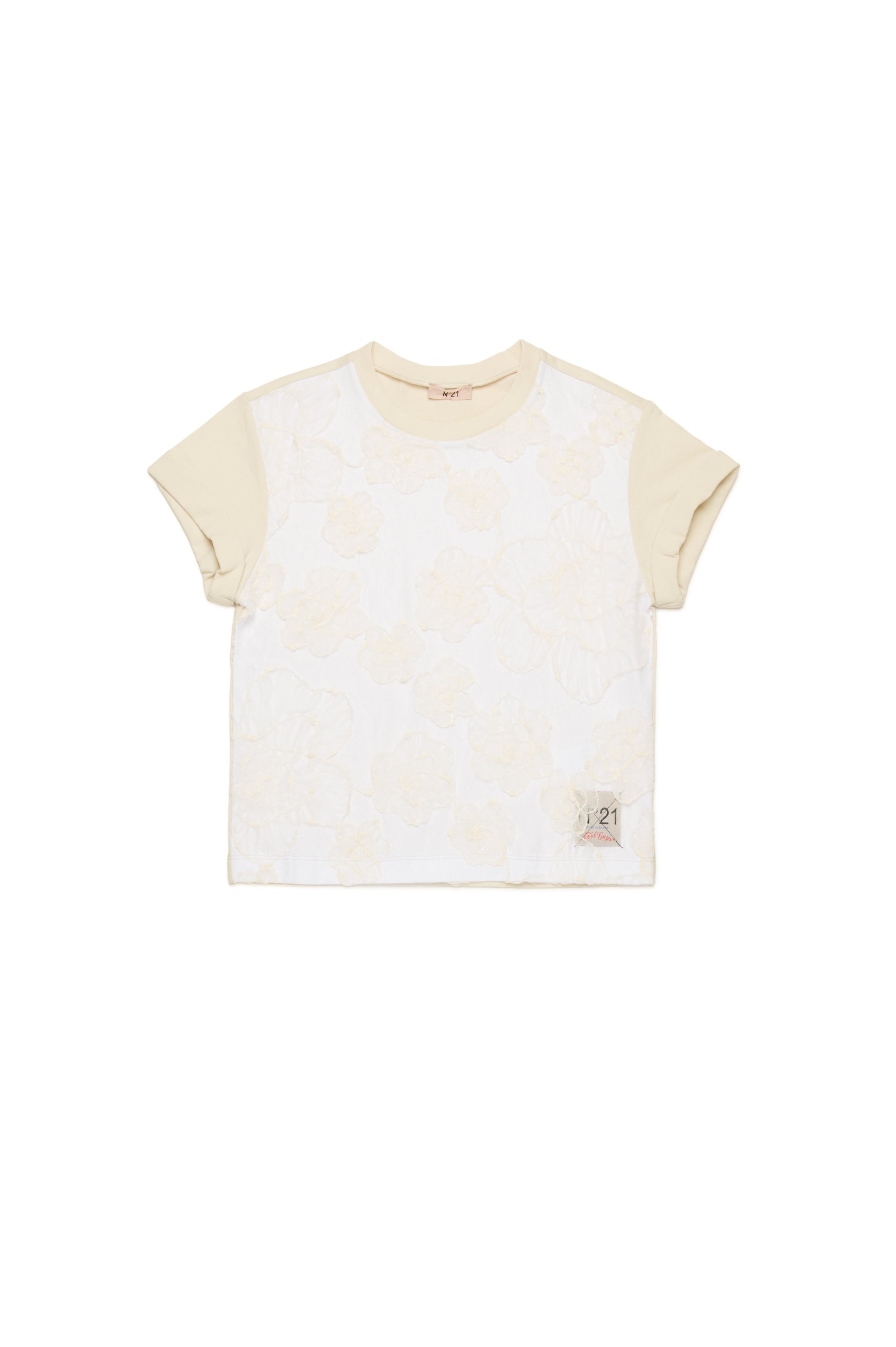 N21 Floral Embroidered Women's Blouse - Elegant Boho Chic Tops for Spring & Summer, Perfect for Casual Outings, Dates & Office Wear