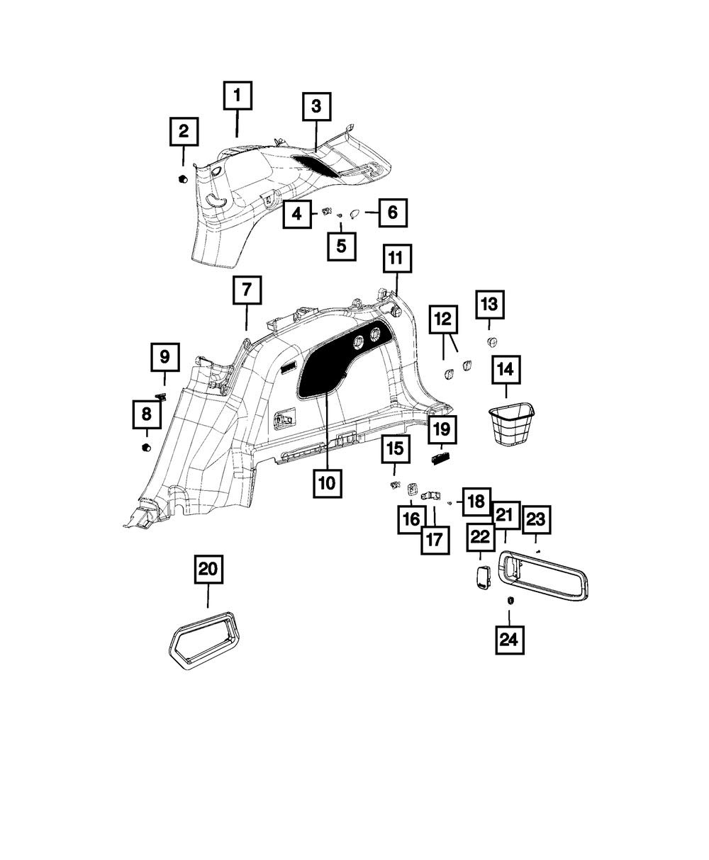MOPAR 5LT26DX9AA Replacement Engine Cover Accessory - Compatible with Dodge, Jeep, Chrysler Vehicles | Perfect for Car Maintenance & Engine Protection
