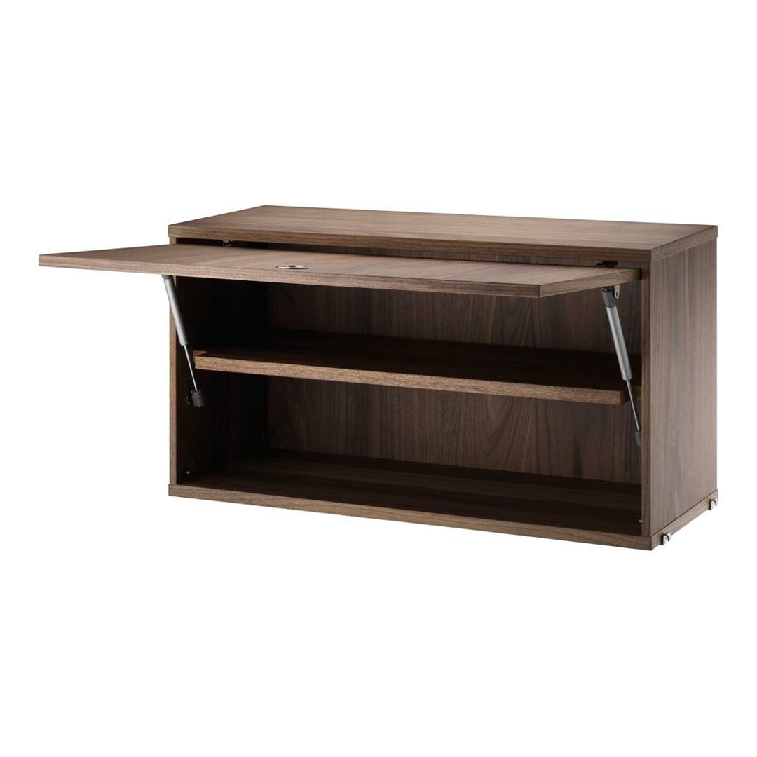 Modern Flip Door Cabinet - Sturdy Storage Solution for Kitchen, Bathroom & Office Organization