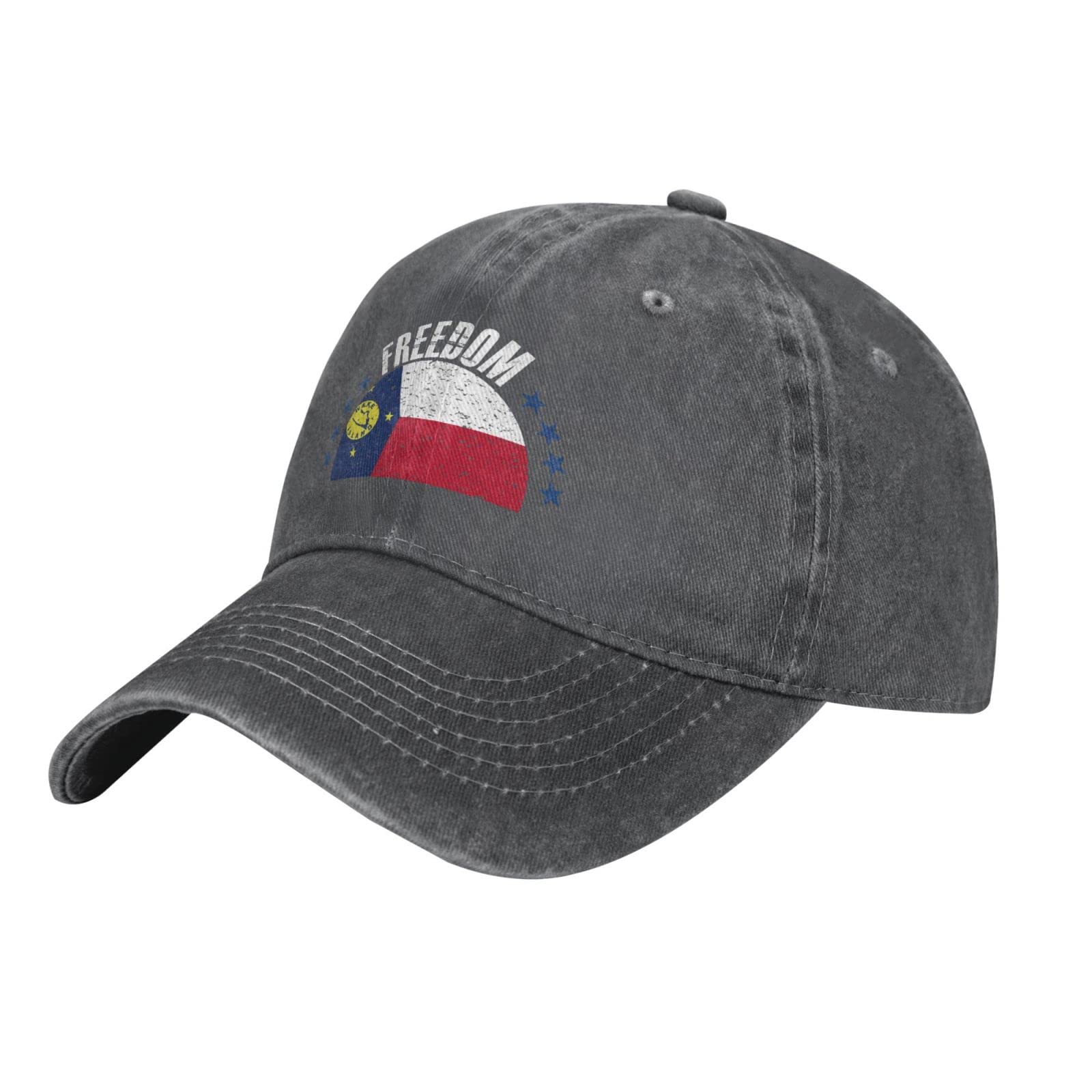 LIICHEES Vintage Wake Island Flag & Freedom Baseball Cap for Men & Women - Cowboy Style Fashion Hat for Outdoor, Travel, and Patriotic Events