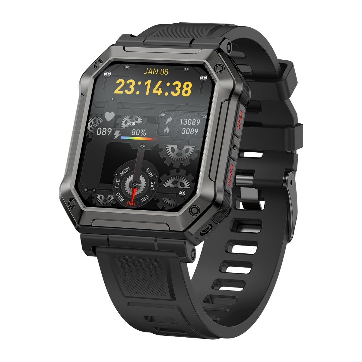 Military Smart Watch for Men - 1.91