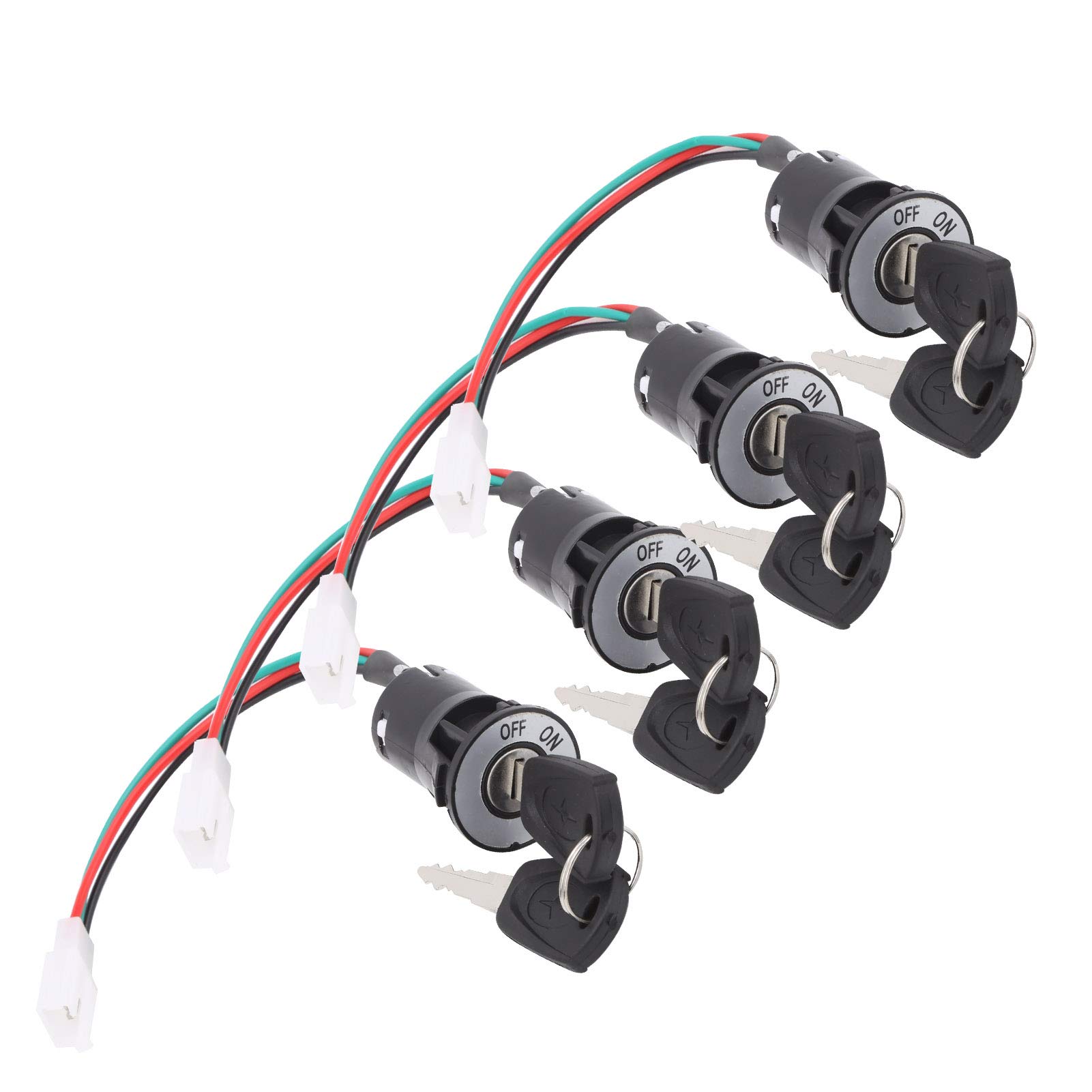Universal 01 Wire Key Ignition Switch - Stable Performance, Easy Installation for Electric Bicycles, Tricycles & Motorcycles | Perfect for Commuting, Delivery & Outdoor Adventures