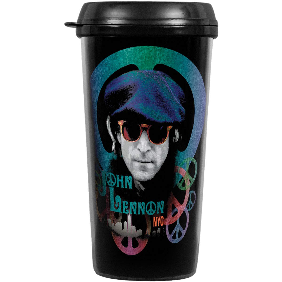The Beatles Travel Mug - Insulated Stainless Steel Coffee Cup with Lid for Hot & Cold Drinks - Perfect for Commuting, Office, Travel & Gifts