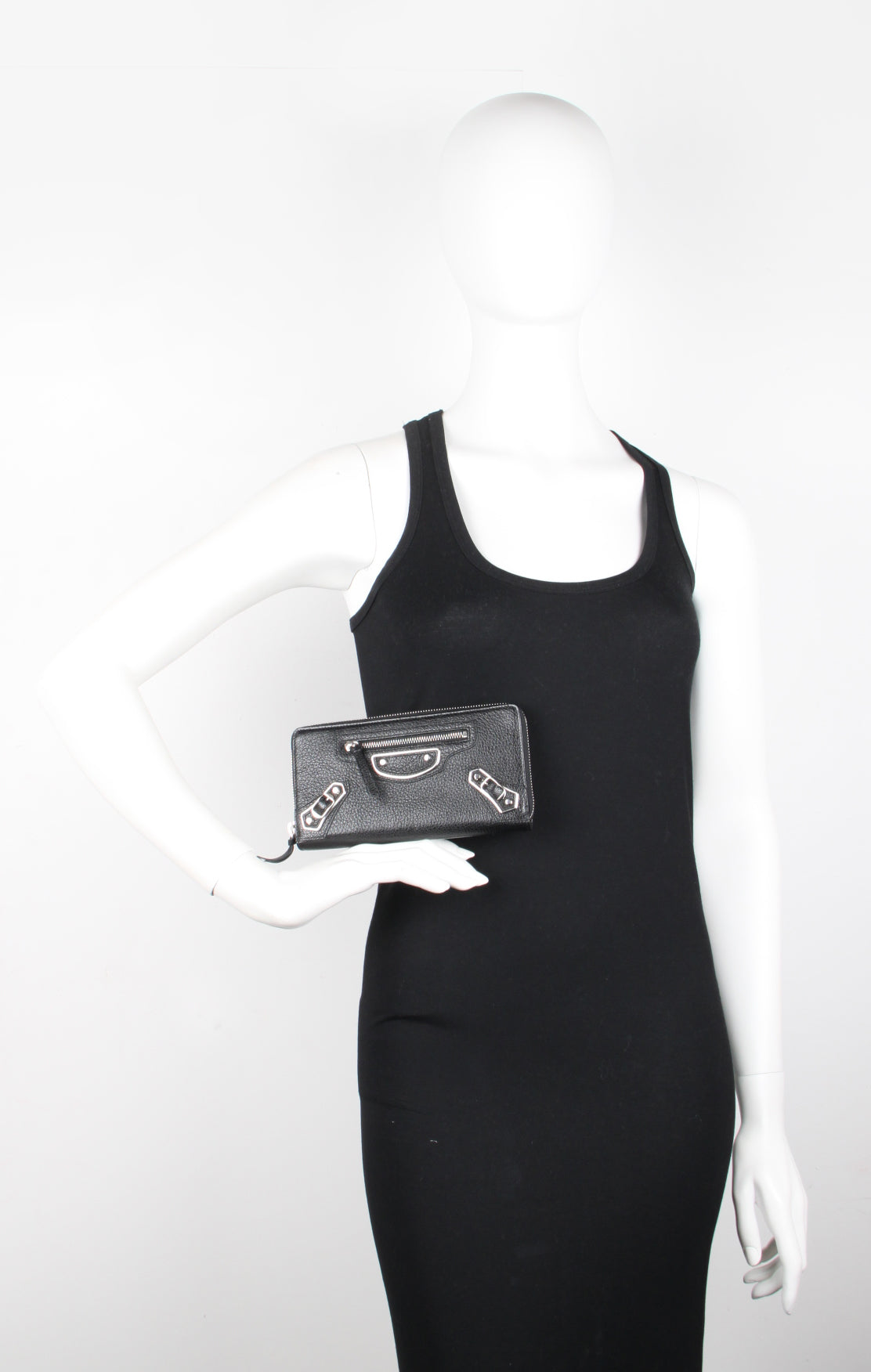 City Wallet Zip ME - Slim RFID Blocking Wallet for Men & Women - Black/Silver - Perfect for Travel, Work & Everyday Use