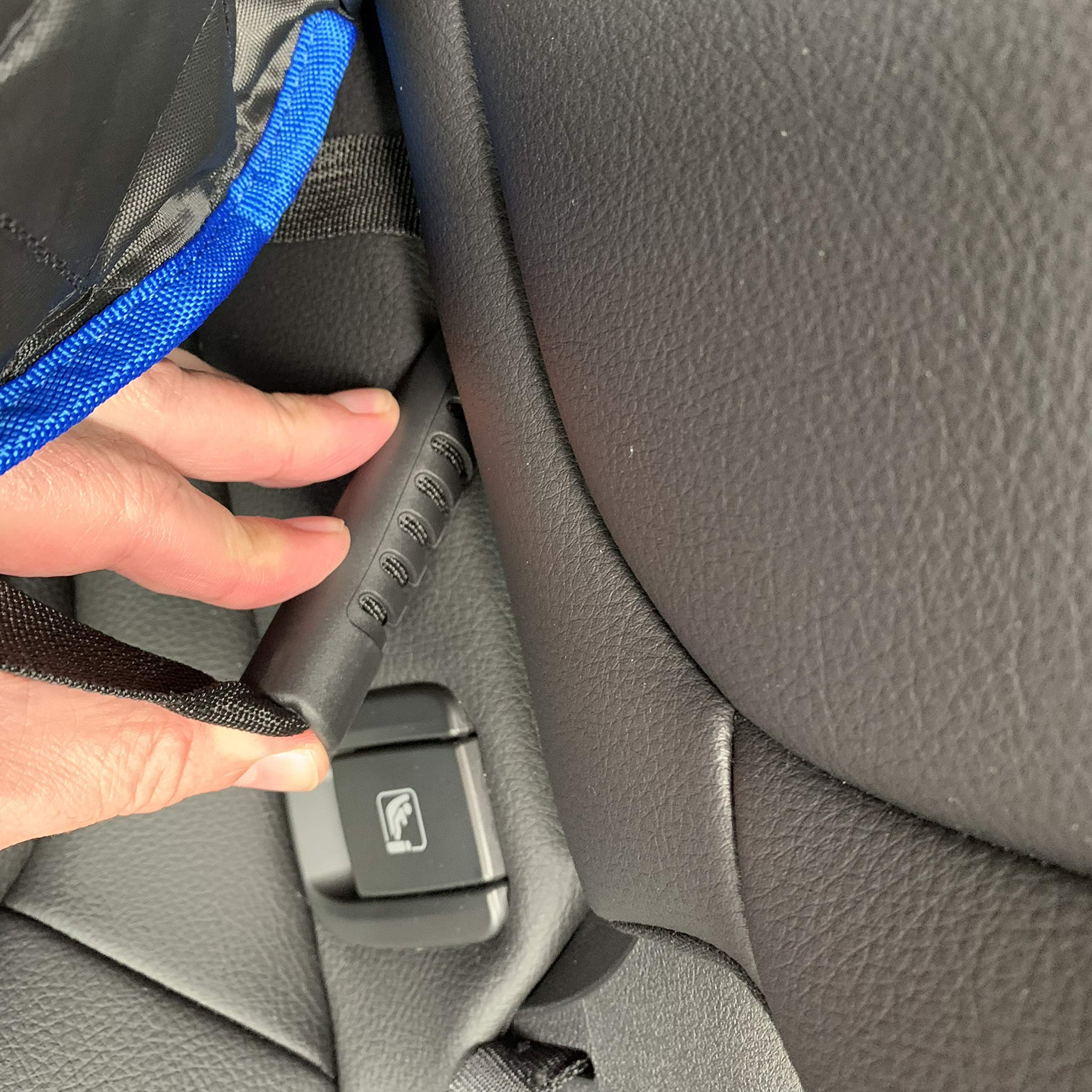 Vivki™ Luxury Dog Car Seat Cover - Heavy Duty Waterproof Pet Seat Protector with Seat Belt & Non-Slip Design for Cars, SUVs, Trucks | Perfect for Road Trips, Daily Commutes & Pet Travel Protection