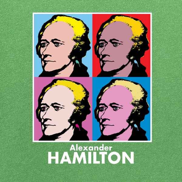 Alexander Hamilton Pop Art Graphic T-Shirt for Kids & Youth - Fun & Stylish Unisex Tee for Boys & Girls - Perfect for School, Parties & Casual Wear