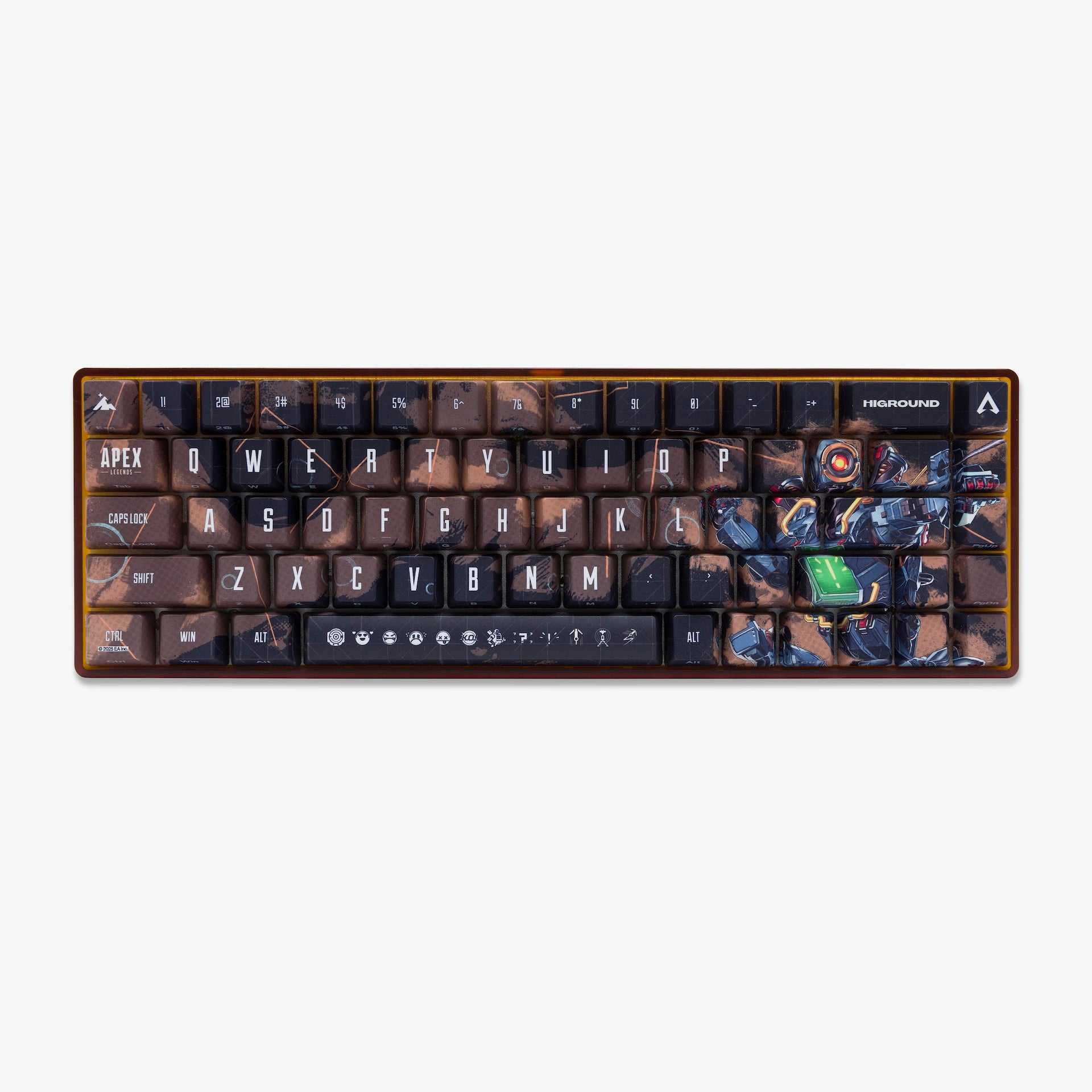 Apex Legends™ Higround Basecamp 65+ Mechanical Gaming Keyboard - Pathfinder Edition | Compact 65% Layout, RGB Backlit, Custom Switches for PC Gamers | Perfect for Competitive FPS Gaming & Esports