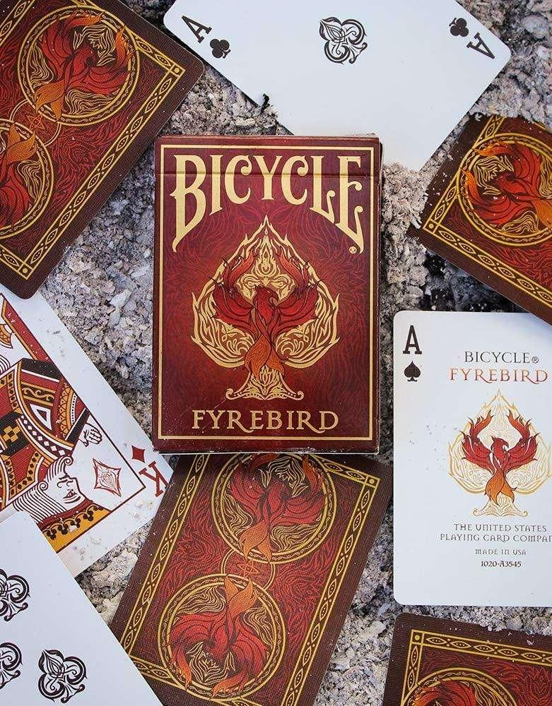 Fyrebird Bicycle Playing Cards - Premium Quality Poker Cards for Magic Tricks, Card Games & Collectibles - Perfect for Poker Nights, Cardistry & Gift Giving