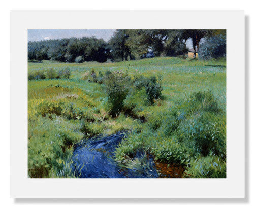 Dennis Miller Bunker: The Pool at Medfield - Impressionist Landscape Art Print for Home & Office Decor | Perfect for Living Rooms, Galleries & Art Collections