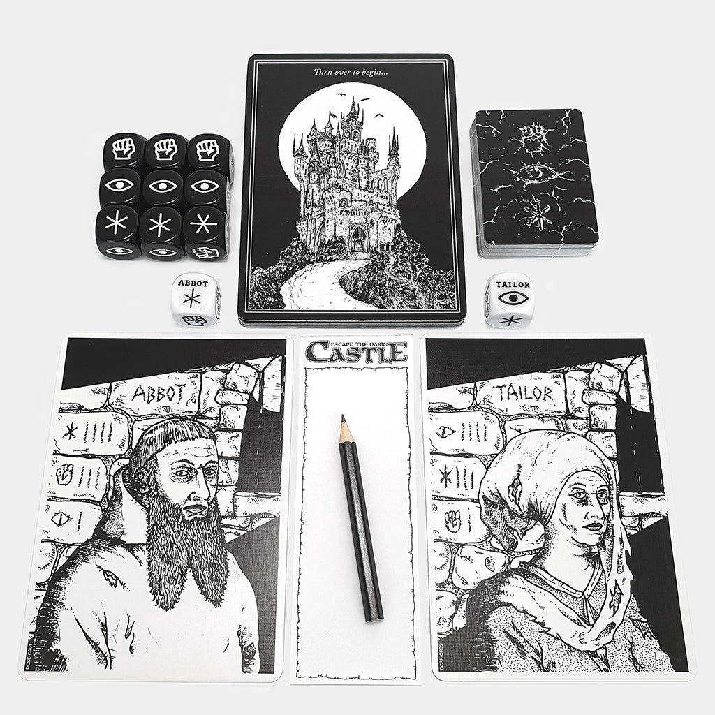 Escape the Dark Castle - Board Game for Adults & Teens | Cooperative Strategy Adventure Game | Perfect for Family Game Nights & Halloween Parties