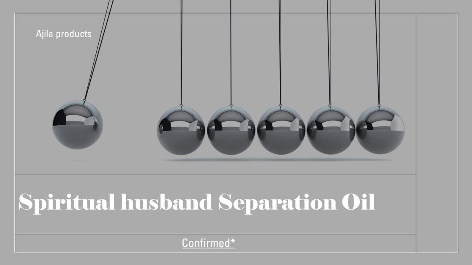 Best Separation Husband Oil for Love & Marriage Problems - Spiritual & Emotional Healing Solution - Use for Relationship Breakup, Divorce Prevention & Marriage Protection