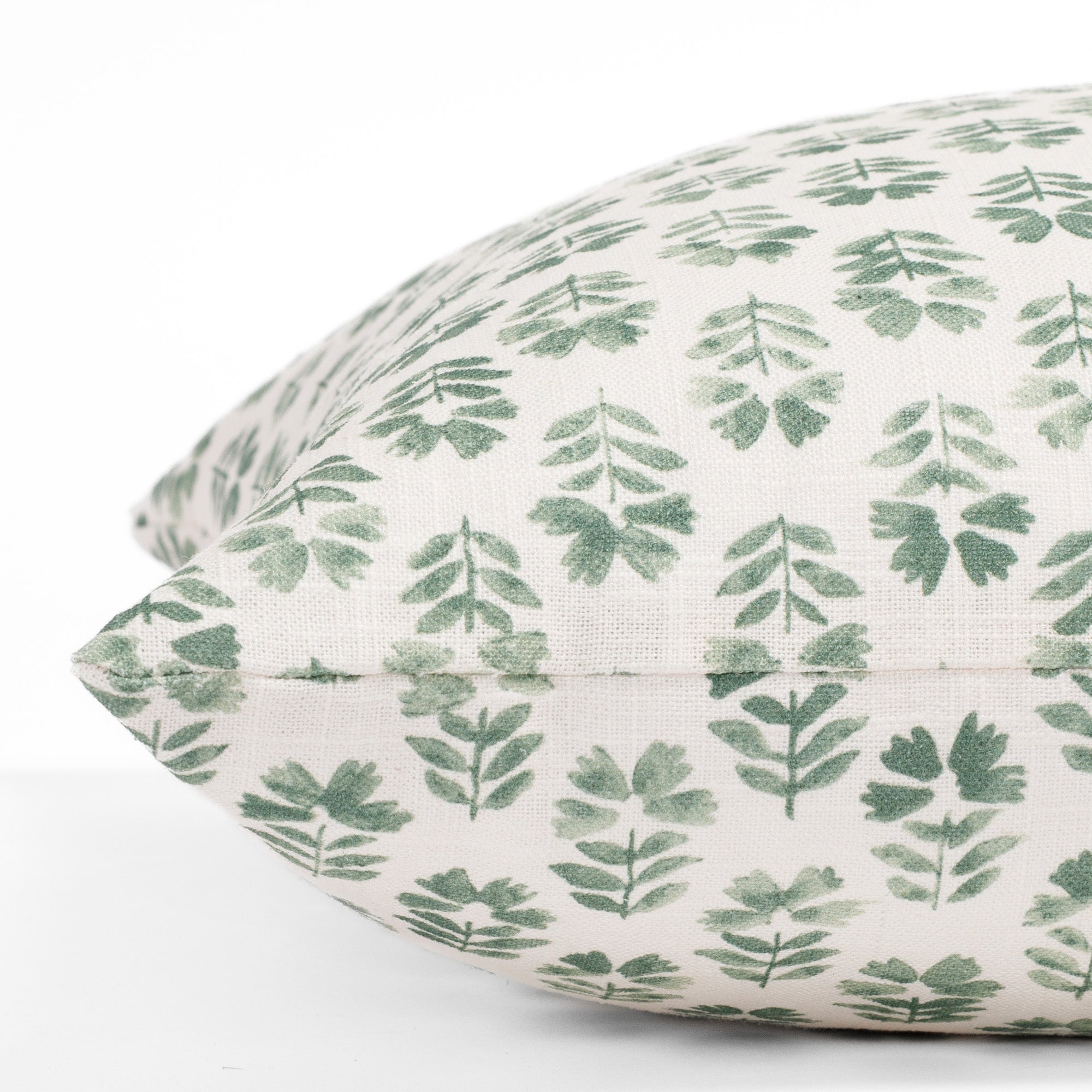 Carmel 20x20 Inch Decorative Throw Pillow Cover - Soft Pine Green Cushion for Sofa, Bed, Living Room & Home Decor