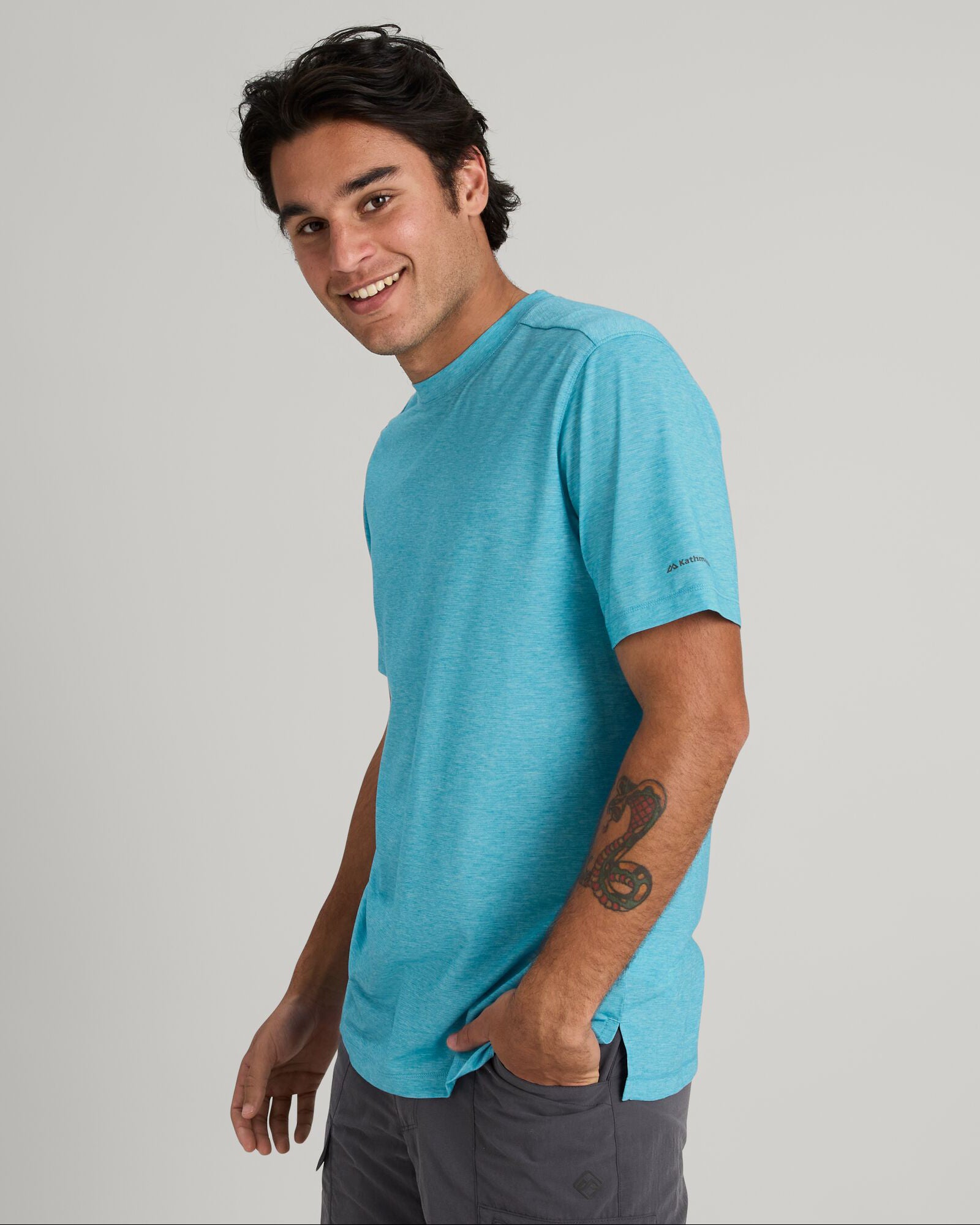WELL.DER.NESS Men's Short Sleeve T-Shirt for Casual Wear - Breathable Cotton Tee for Summer, Gym, and Everyday Outfits