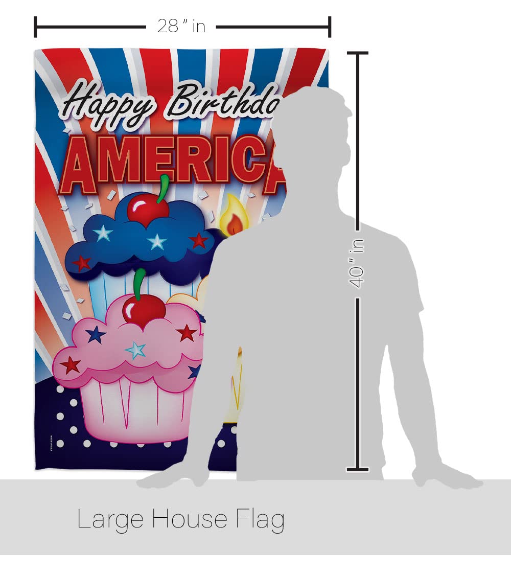 American Cupcake Patriotic House Flag Set - 28
