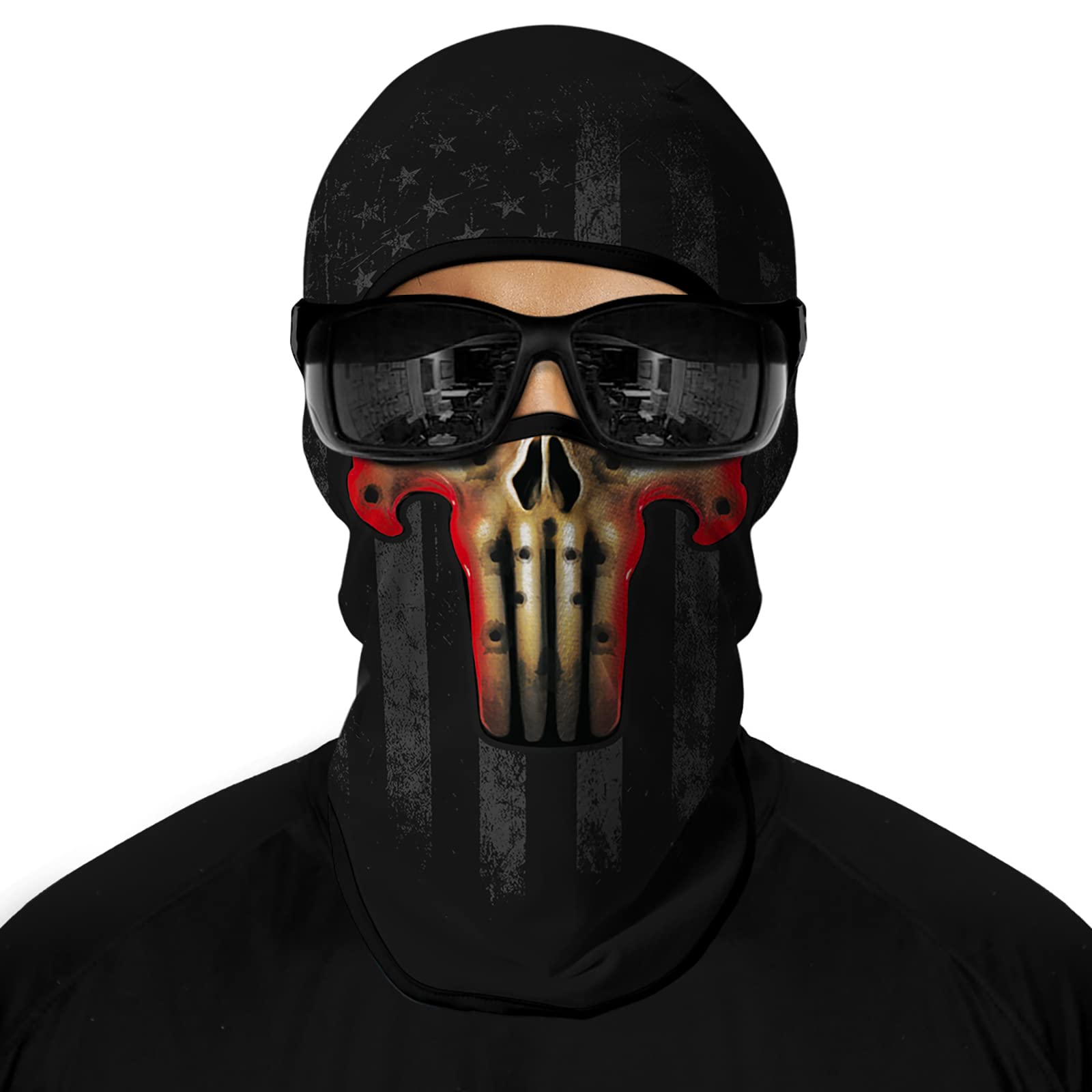 Venswell 3D Balaclava Ski Mask - Cool Skull Animal Design Full Face Mask for Skiing, Cycling, Motorcycle Riding & Halloween Costumes | Windproof Winter Sports Accessory