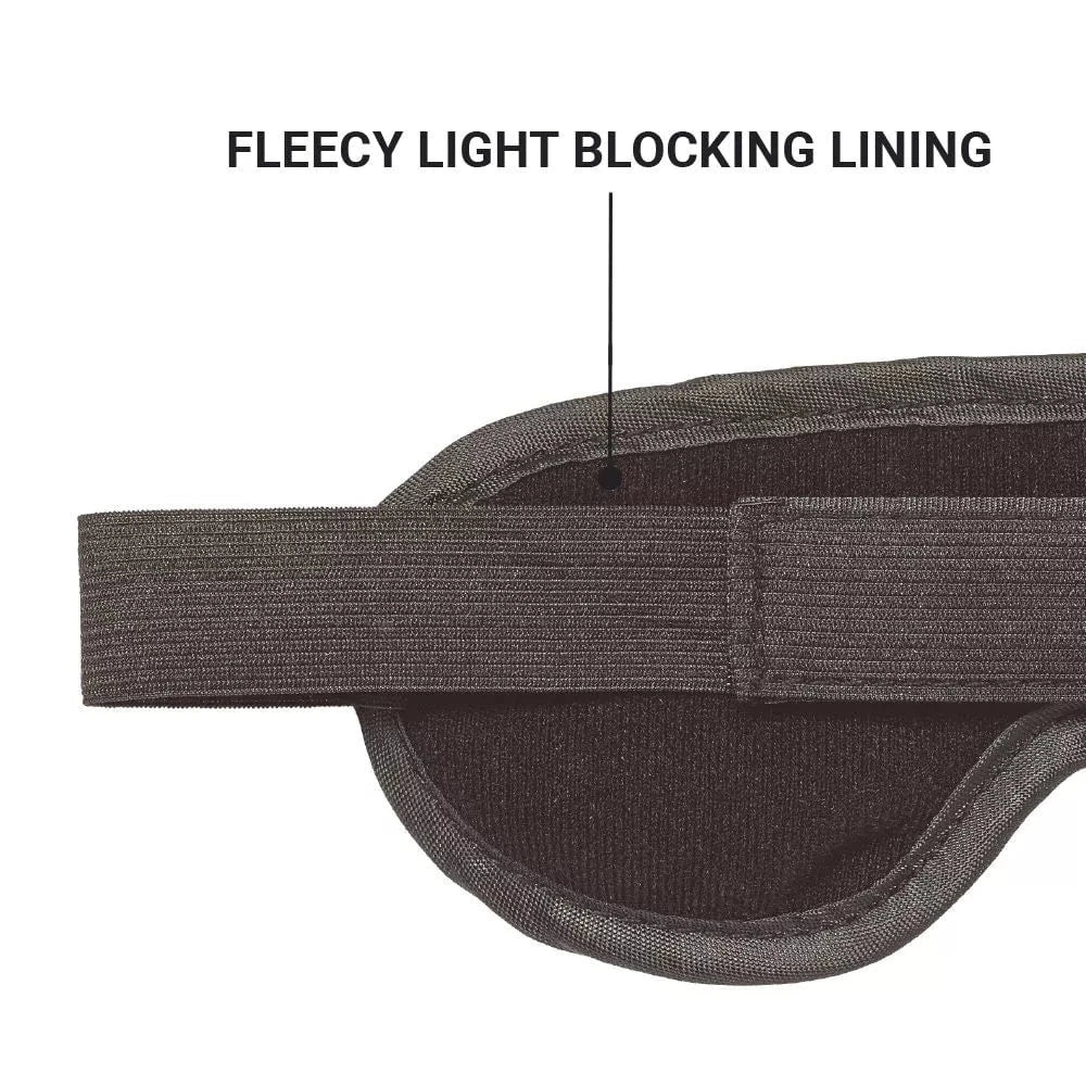 Go Travel Sleepy ZZZs Eye Mask - Blackout Sleep Mask for Travel, Work & Relaxation - Perfect for Flights, Naps & Meditation