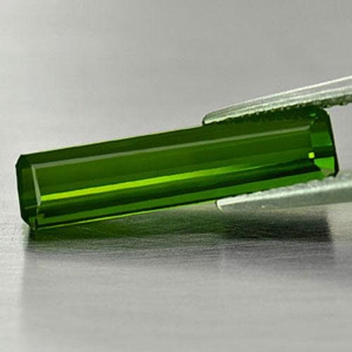 2.27ct Natural African Green Tourmaline Loose Gemstone - 17x4mm Faceted VVS Eye-Clean Tourmaline Cut for Jewelry Making, Engagement Rings & Collector's Specimens