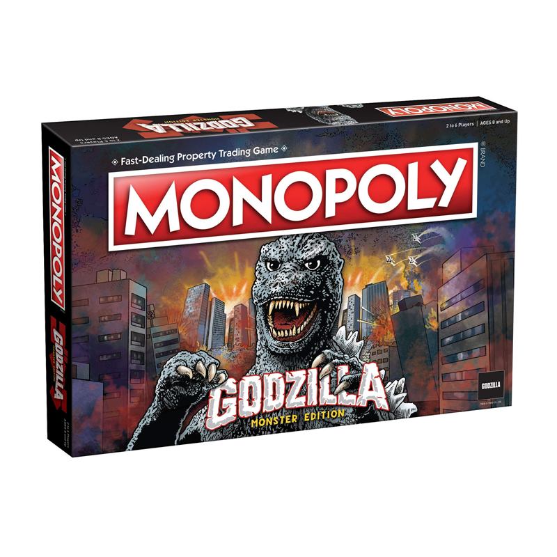 Monopoly Godzilla Edition Board Game - Collectible Tokens, Themed Properties - Perfect for Family Game Night & Movie Fans