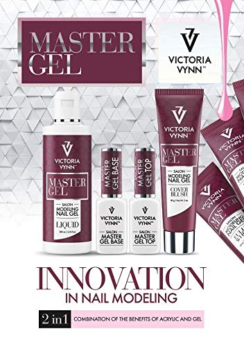 Victoria Vynn Master Gel UV LED Nail Builder - 60g Milky Pink for Acrylic Nails | Professional Salon-Grade Modeling Gel for Long-Lasting Manicures & Nail Extensions | Perfect for DIY Home Nail Art & Salon Use