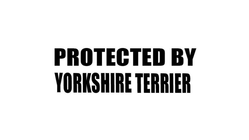 Yorkshire Terrier Decal - Waterproof Vinyl Sticker for Car, Laptop, Wall | Cute Pet Decor, Office & Home Decoration | Perfect for Dog Lovers & Yorkshire Terrier Fans