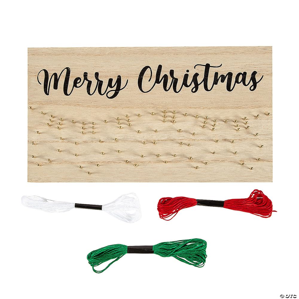 Christmas Lights String Art Craft Kit - DIY Holiday Decorations for Home, Wall & Gifts - Perfect for Festive Parties, Christmas Tree Decor & Seasonal Crafts