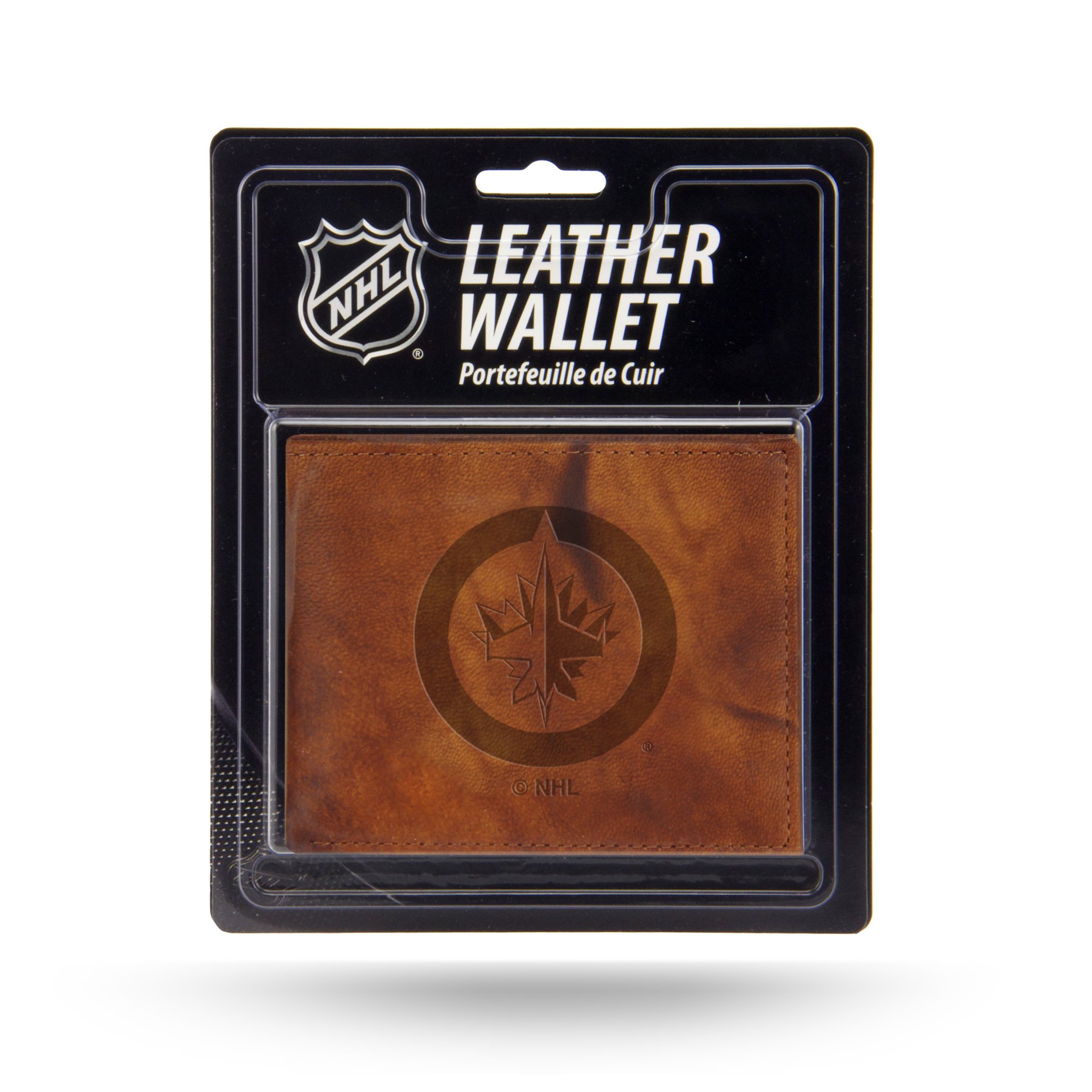 NHL Anaheim Ducks Genuine Leather Wallet for Men - Premium Embossed Billfold with Synthetic Lining - Perfect for Hockey Fans & Game Day Accessories