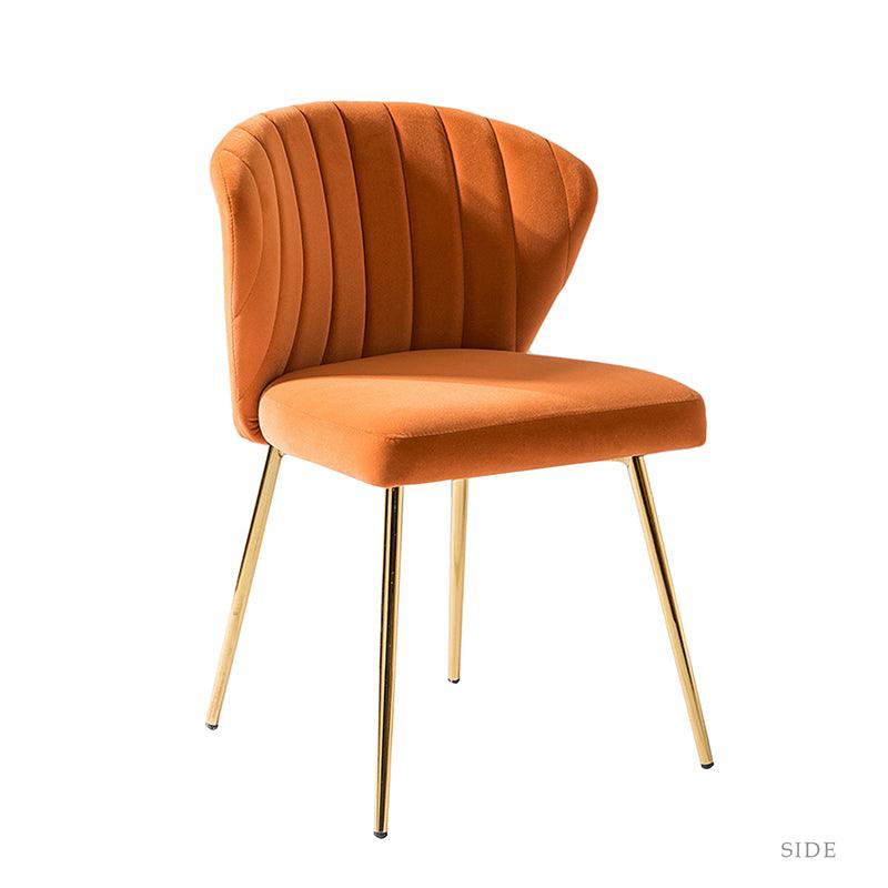 Luxury Aruna Velvet Upholstered Accent Chair - Soft Velvet Fabric, Comfortable Seating for Living Room, Bedroom, or Office - Elegant Home Decor & Stylish Furniture