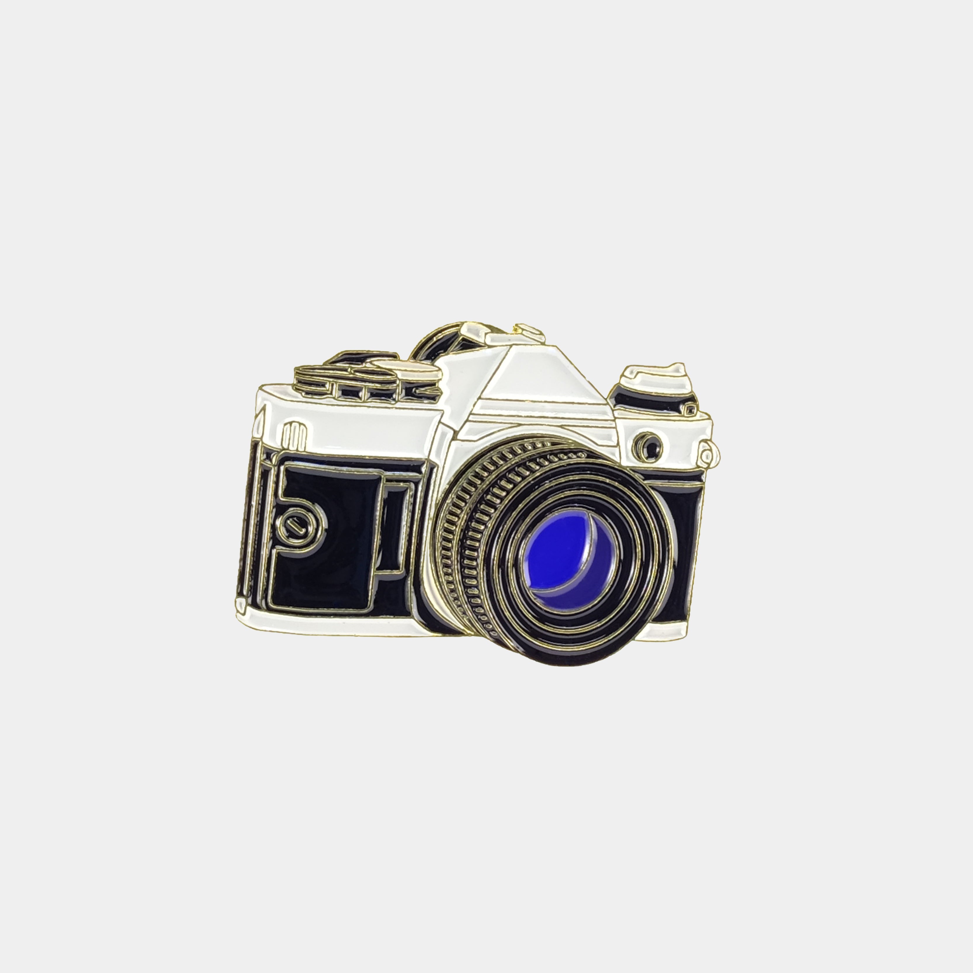 Vintage Canon AE-1 Camera Enamel Pin - Retro Photography Collectible for Film Camera Lovers - Perfect for Jackets, Backpacks & Camera Bags