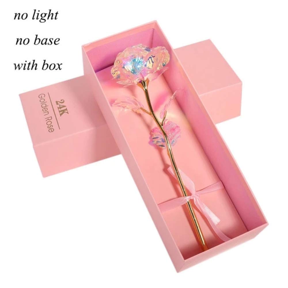 24K Gold Plated Rose - Luxury Eternal Flower Gift for Anniversary, Wedding, Valentine's Day - Perfect for Romantic Decor, Proposal, and Special Occasions